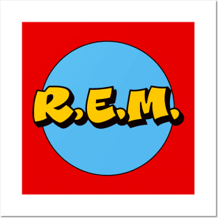 R.E.M. Posters and Art